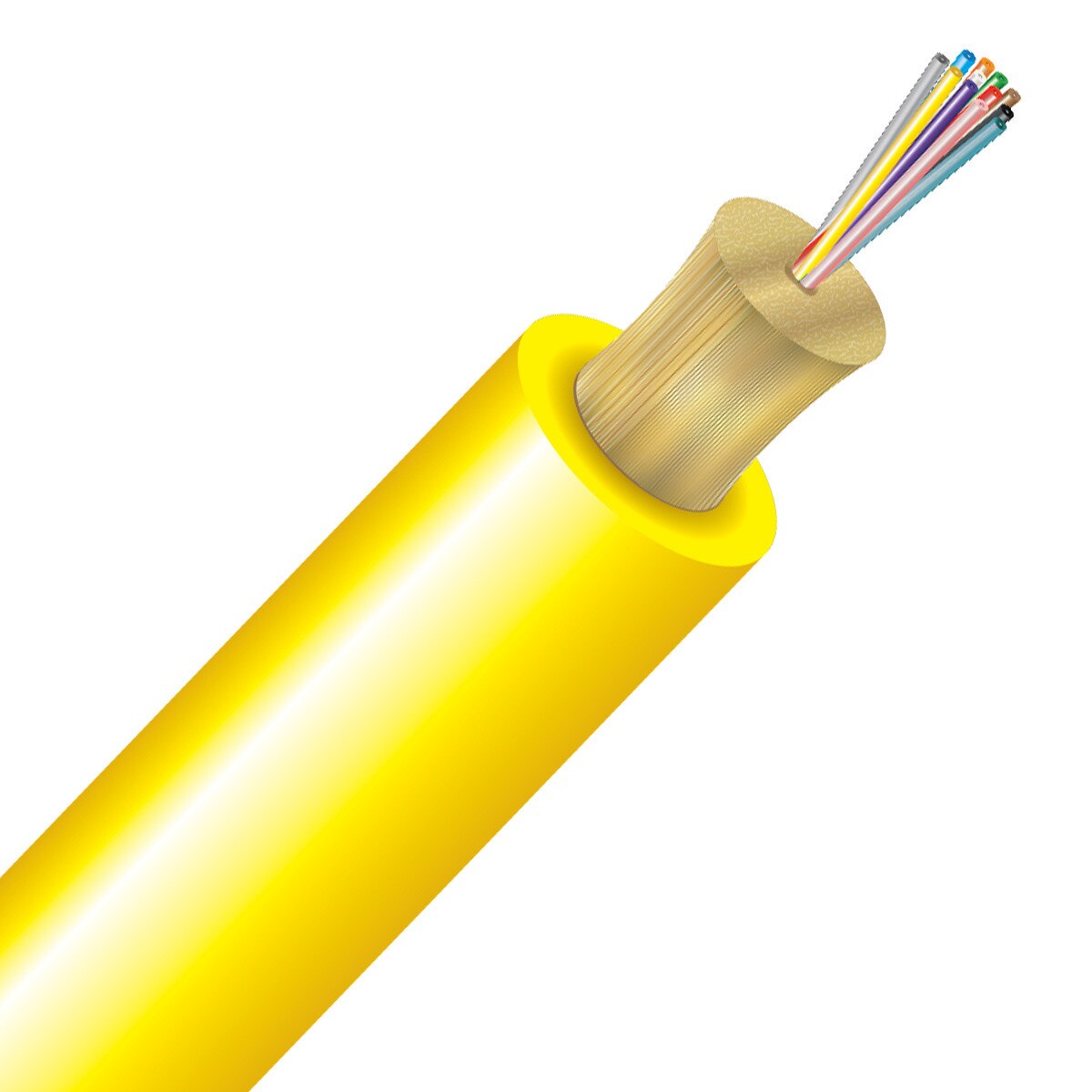 BendSafe® 12 Strand OS2 Distribution TB Riser - Bulk per Ft.